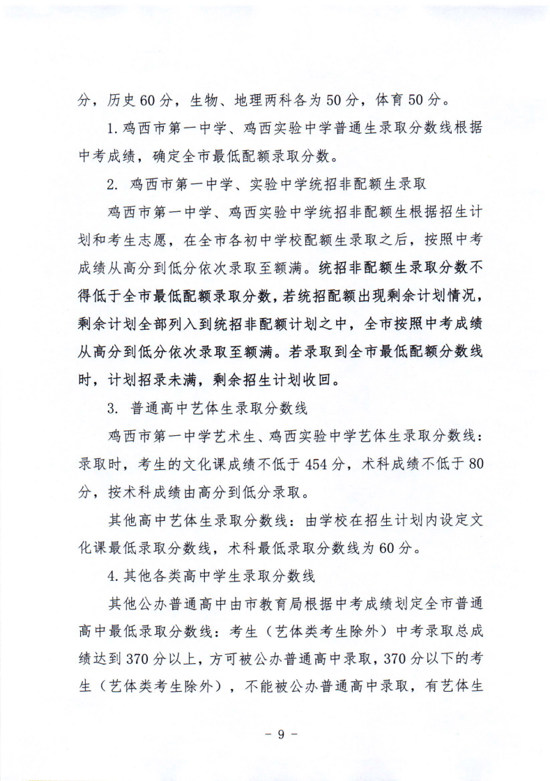 鸡教规〔2021〕3号鸡西市教育局关于印发鸡西市2021年初中毕业（升学）考试及高中招生工作方案的通知_09.png