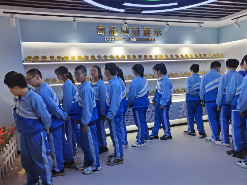 图片2：学生观看毒品模型.jpg
